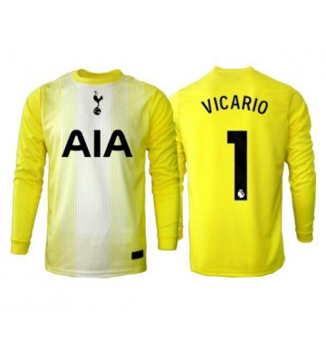 Tottenham Hotspur Guglielmo Vicario #1 Målmand Tredjetrøje 2025-26 Langærmet